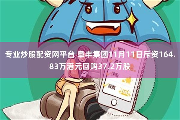 专业炒股配资网平台 阜丰集团11月11日斥资164.83万港元回购37.2万股