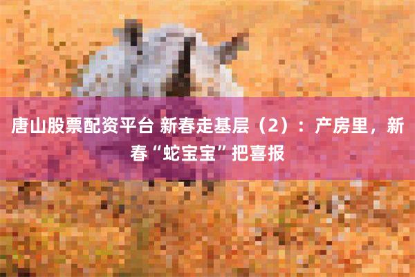 唐山股票配资平台 新春走基层（2）：产房里，新春“蛇宝宝”把喜报